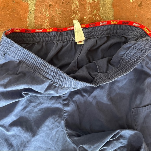 Dickies EDS Signature Women Scrubs Blue Pant Natural Rise Pull-On Size XL - Picture 7 of 16